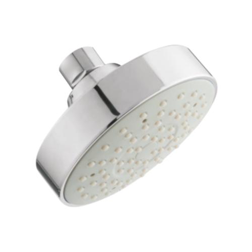 Single Flow Over Head Shower 4* (115mm) Round ABS 